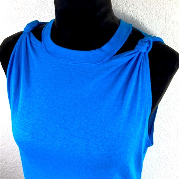 [ FREE PEOPLE ] Open Collar Cotton Tank Top - Picture 3 of 6